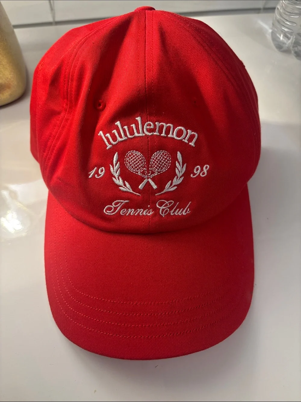 lululemon athletica Red Tennis Club Cap with Embroidered Logo